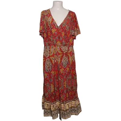 Jurk (Rood, Geel, Meerkleurig) van Shein Curve Polyester