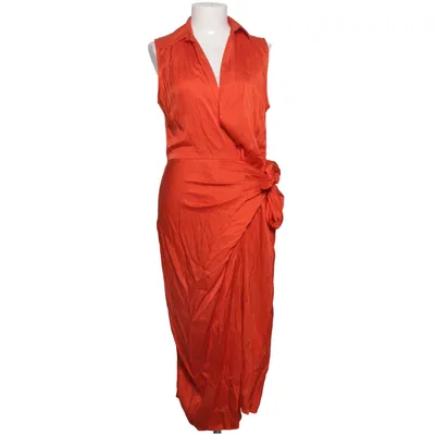 Slå-om-kjole (Rød) fra Promod Polyester, Viscose