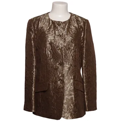 Blazer (Guld, Flerfarvet) fra Vittoria Verani Acetat, Akryl, Uld
