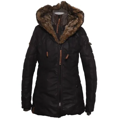 Vinterjacka (Grå, Brun) från Naketano Akryl, Bomull, Polyamid, Polyester