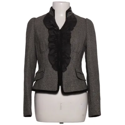 Blazer (Gray, Black) from Lynn Polyester, Wool