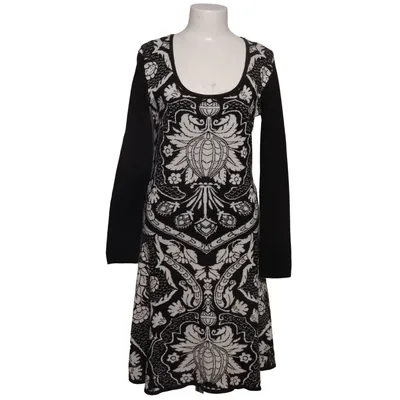 Klänning (Svart, Vit) från Desigual Bomull, Metallfiber, Polyester
