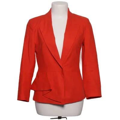 Blazer (Rød) fra New York & Company Elastan, Linned, Polyester, Viscose