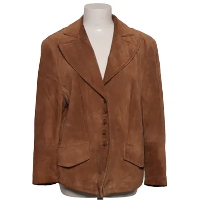 Leren blazer (Bruin) van Taifun Collection Leer, Polyester