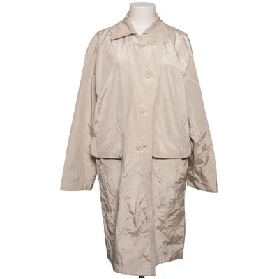 Regnfrakke (Beige) fra Yell Bomuld, Polyester