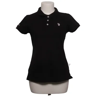 Poloshirt (Schwarz) von U.S. Polo Assn. Baumwolle, Elasthan