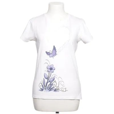 T-shirt (Blanc, Multicolore) de EMP Coton, Élasthane