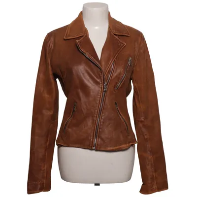 Bikerjacka (Brun) från Aviatrix Skinn, Polyester