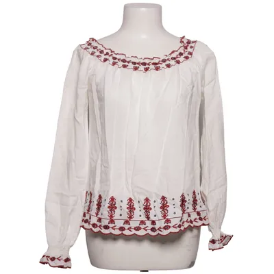 Blus (Vit, Röd) från Mango Casual Sportswear