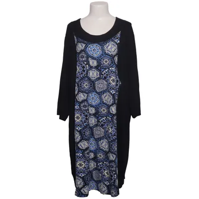 Dress (Blue, Black, White) from Ulla Popken Elastane, Viscose