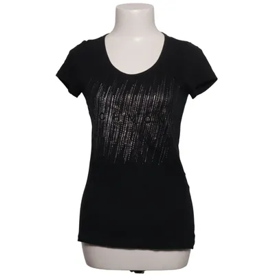 T-shirt (Zwart) van John Richmond Katoen, Modal