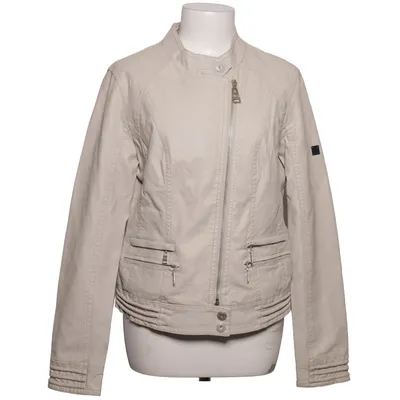 Bikerjacka (Beige) från Cecil Polyester, Polyuretan, Viskos