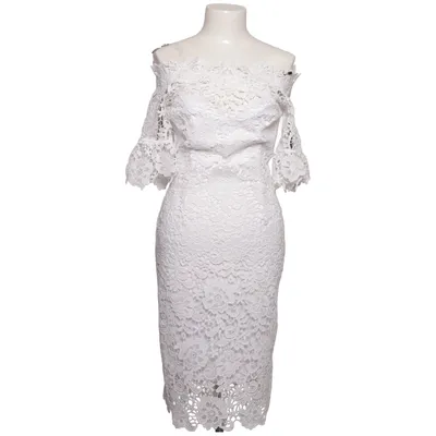 Dress (White) from Paper Dolls Polyester
