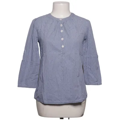 Blouse (Blauw, Wit) van Mango Casualwear