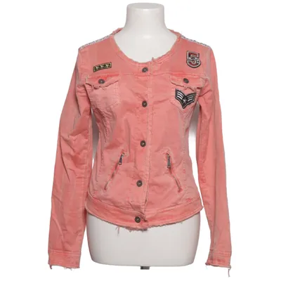 Denimjakke (Pink) fra Fashion Sport Bomuld, Elastan