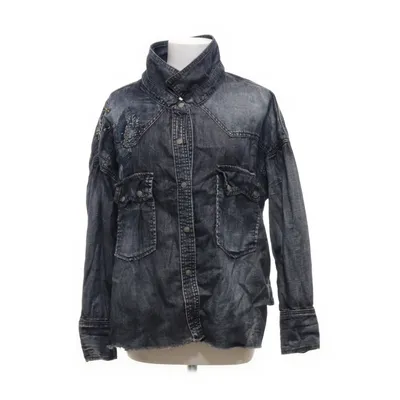 Chemise en jean (Bleu) de Denim Coton
