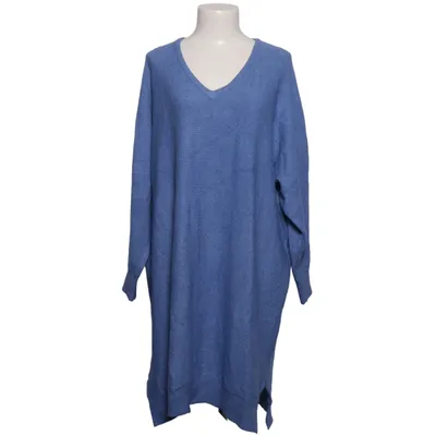Dress (Blue) from Just Woman Cashmere, Polyamide, Viscose, Wool