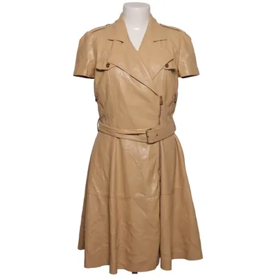 Skjortklänning (Beige) från Elisabetta Franchi Polyester, Polyuretan