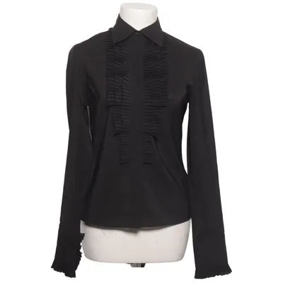 Shirt (Zwart) van Turnover Elastaan, Polyester