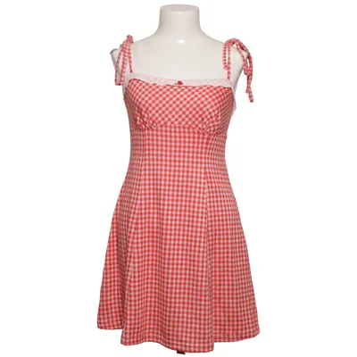 Dress (Red, White) from Cider Elastane, Polyester, Viscose