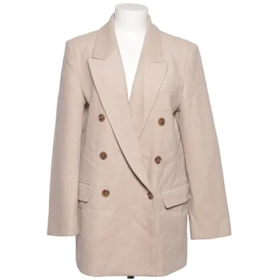 Coat (Beige) from Frankie Shop Polyester, Wool
