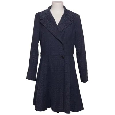 Manteau (Bleu) de Heroines Coton, Élasthane, Polyester