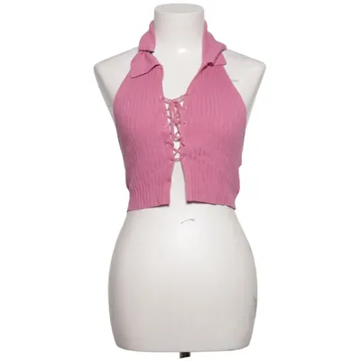 Halterneck top (Pink) fra Urban Outfitters Elastan, Polyamid, Viscose