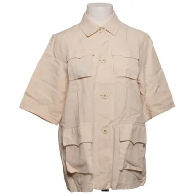 Short sleeve shirt (Beige) from Fuchsia