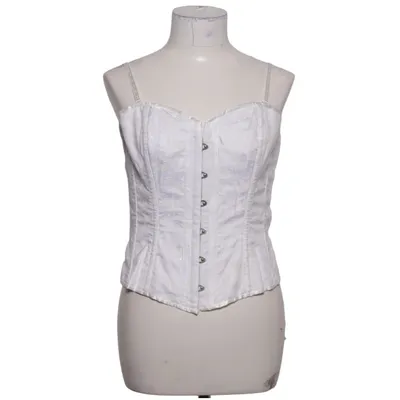 Corset (White) from La Finesse Dessous Cotton, Polyester