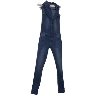 Jumpsuit (Blue) from G-Smack Cotton, Elastane, Polyester, Viscose