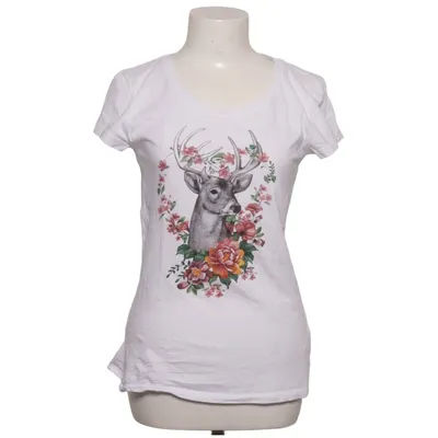 T-shirt (Hvid, Flerfarvet) fra Trend Collection