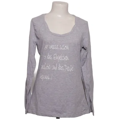 Langærmet t-shirt (Grå) fra Louis & Louisa Bomuld, Elastan