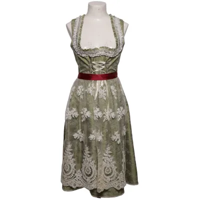 Dirndl (Vert, Blanc) de Rose-Dirndl Coton, Polyester