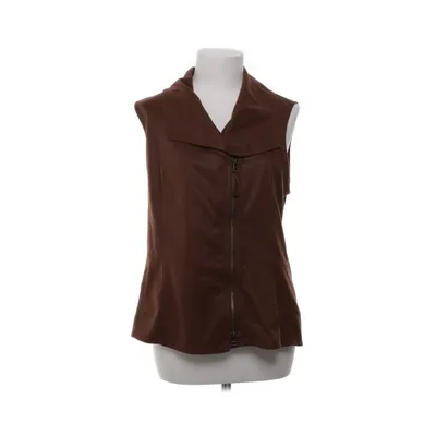 Bikervest (Brun) fra Bonita Polyester