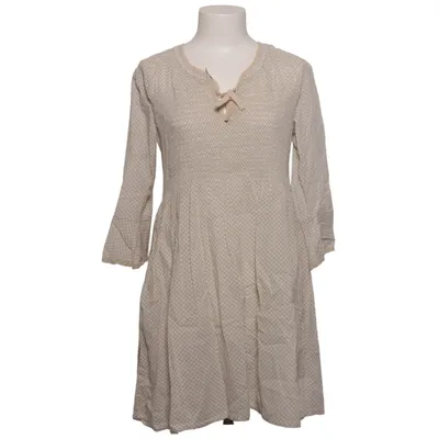 Jurk (Beige, Wit) van Blooming Katoen