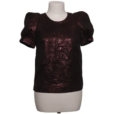 Top (Purple, Black) from Sinéquanone Cotton, Metallic fiber, Polyester