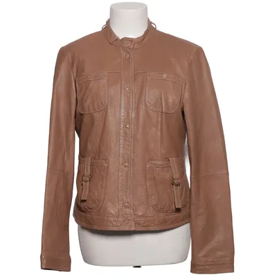 Läderjacka (Brun) från Taifun Collection Skinn, Polyester