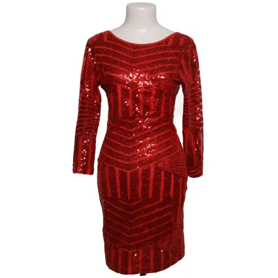 Robe de cocktail (Rouge) de Yidarton Élasthane, Polyester