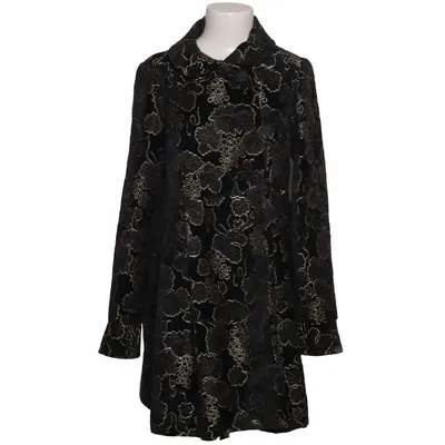 Coat (Black, Gold) from Kimchi Blue Acetate, Cotton, Polyester, Viscose