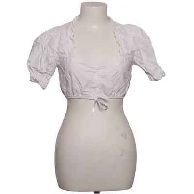 Dirndl blouse (White) from Golden-Trachten Cotton