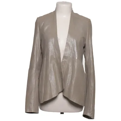 Leather jacket (Gray) from Bolongaro Trevor Cotton, Leather