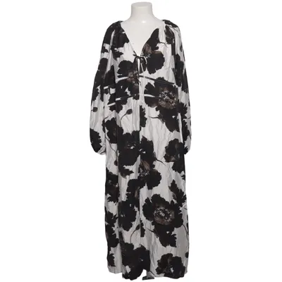 Långklänning (Vit, Svart) från H&M Polyester, Viskos