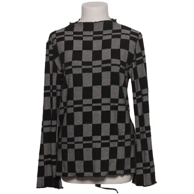 Long sleeve T-shirt (Black, Gray) from KappAhl Elastane, Polyester, Viscose