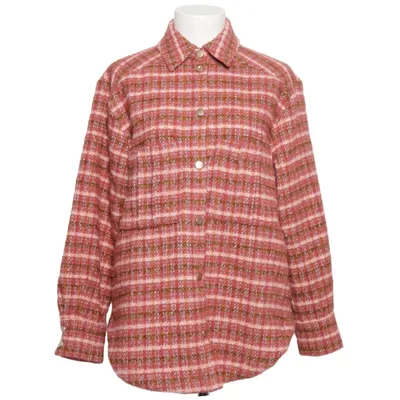 Skjortejakke (Pink, Flerfarvet) fra Suncoo Akryl, Polyester, Viscose, Uld