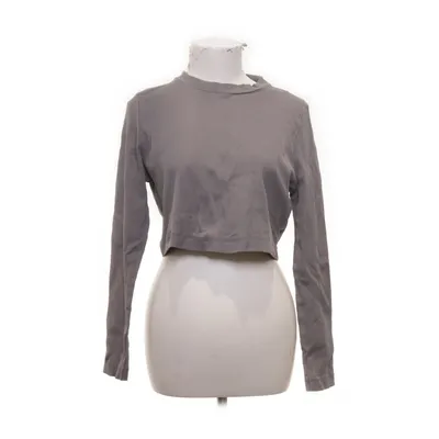 Crop top (Grå) från Collusion Elastan, Återvunnen bomull