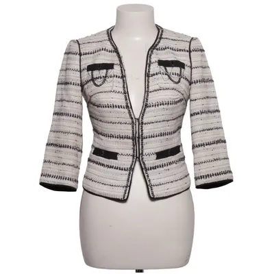Blazer (White, Black) from White House Black Market Cotton, Elastane, Polyamide, Polyester