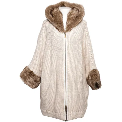 Cape (Beige, Brun) fra Zara Knit Akryl, Uld