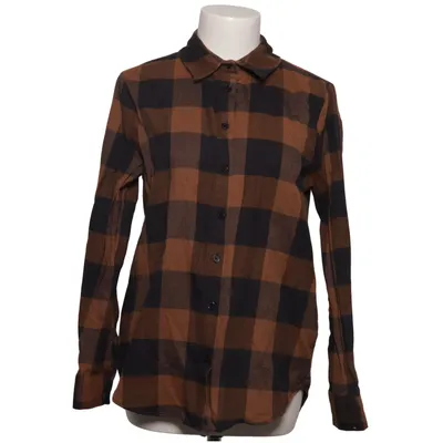 Flannel shirt (Brown, Black) from DeFacto Woman Cotton, Polyester