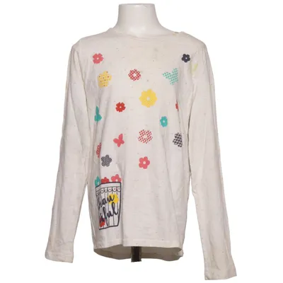 T-shirt à manches longues (Blanc, Multicolore) de LC Waikiki Girls Coton, Polyester