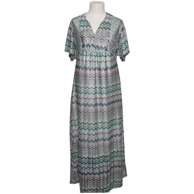 Maxikjole (Blå, Sølv, Flerfarvet) fra Jad Polyester, Viscose
